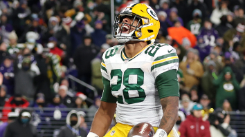 The Sheer Size Of Packers RB A.J. Dillon’s Quads Is Absolutely Terrifying In New Eye-Popping Photos