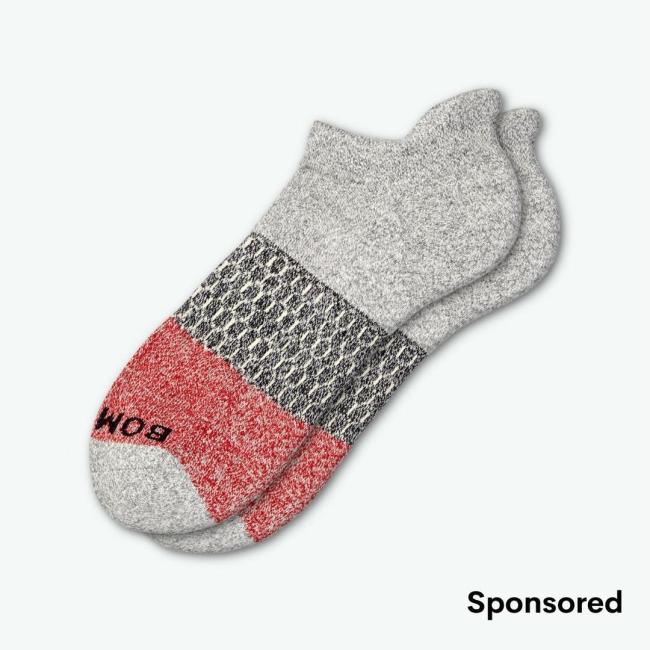 Bombas Tri-Block Ankle Sock - gifts for dad under $25
