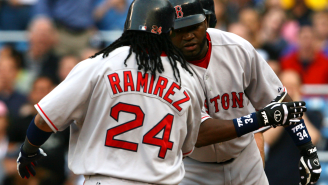 Watch David Ortiz’s Son Drive In Manny Ramirez’s Boy With A Single And Feel Like It’s 2007 All Over Again