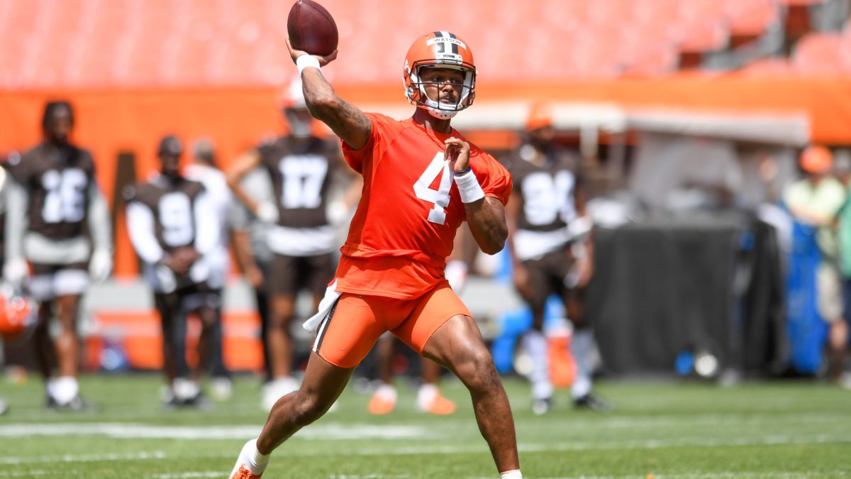 Deshaun Watson Is Looking Sharp In The Red Zone At Camp