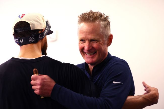 steve-kerr-shows-off-champions-mentality-hangover-comment-nba-title-win