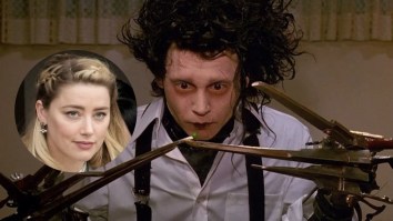 Amber Heard Gets Crushed For Implying Johnny Depp Is Such A Good Actor That He Convinced People Edward Scissorhands Actually Had Scissors For Hands