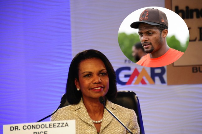 Condoleezza Keeping 'Open Mind' About The Deshaun Watson Situation