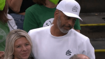 Dell Curry Shows Up With New Girlfriend To Watch Steph Curry Play At Game 4 Of NBA Finals And Goes Viral