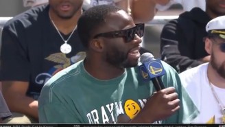 Draymond Green Couldn’t Stop Dropping The F-Bomb On Live TV During Warriors Championship Parade