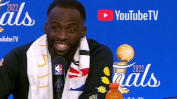Draymond Green Berates Reporter Who Asked Him Question About His Podcast After Game 3 Of The NBA Finals