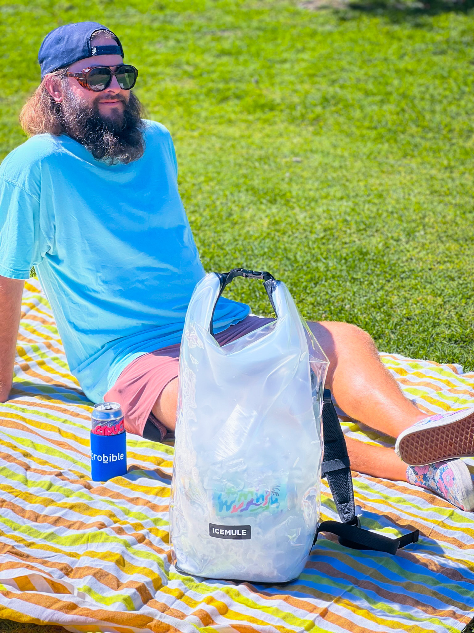 Introducing ICEMULE Clear™ The Ultimate Cooler Backpack For Festivals