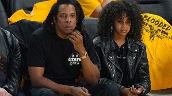 Jay-Z Embarrasses Blue Ivy On Camera During NBA Finals, Becomes Relatable Middle-Aged Dad