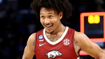 Jaylin Williams Had A Hilarious Reaction After His Draft Party Accidentally Cheered When Jalen Williams Got Picked