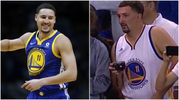 ‘Fake Klay Thompson’ Gets Banned For Life From Attending Warriors Games After Fooling Security And Taking Shots On Court Before Game 5 Of NBA Finals