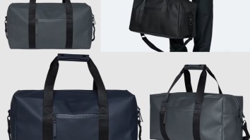 The RAINS Gym Bag Is A Versatile Waterproof Duffel That’s Perfect For An Active Lifestyle