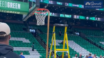 Fans Accuse Celtics Of Cheating After Warriors Complained Basket Was Too High And They Were Proven Right