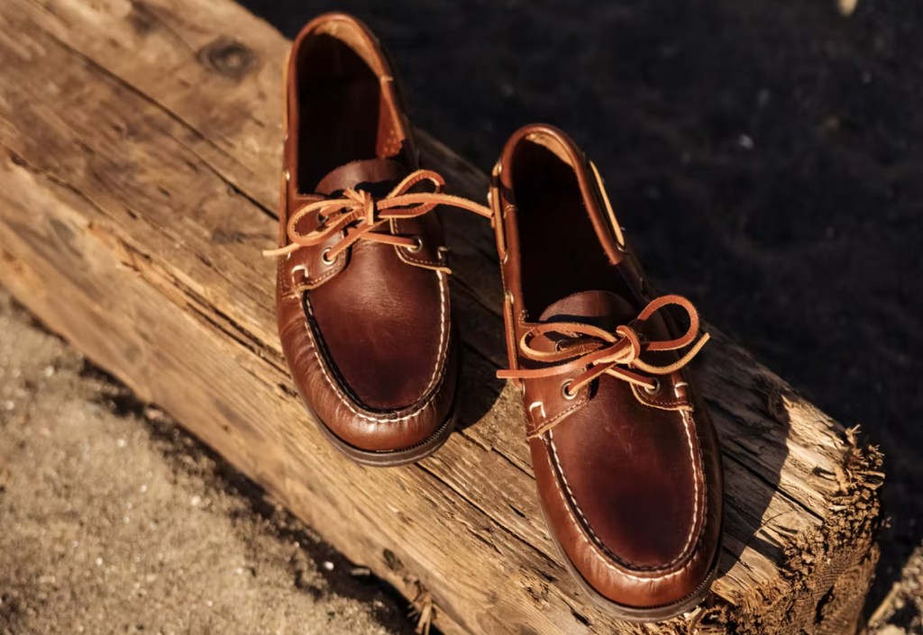 Pick Up These Leather Sebago Boat Shoes For Father's Day