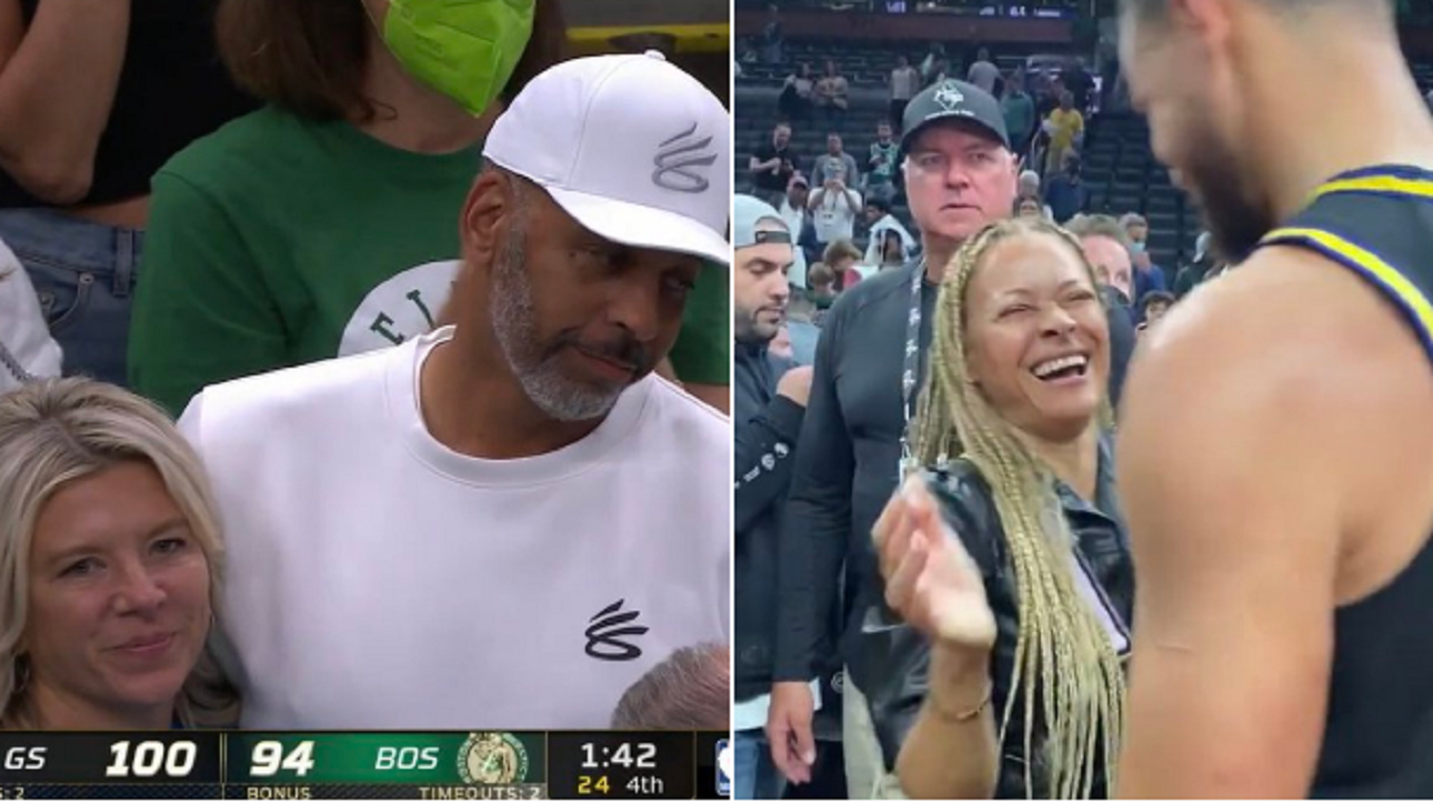 Sonya Curry Also Showed Up With Her New Boyfriend, Former Patriots TE  Steven Johnson, To Watch Steph Curry Play At Game 4 Of NBA Finals - BroBible