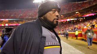 Mike Tomlin Gives Excuse For Stepping In Front Of Jacoby Jones On A Kick Return And No One Believes Him
