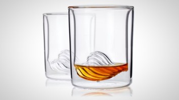 Whiskey Peaks Just Released New ‘Wave’ Pattern Rocks Glasses That Make Drinking Even More Fun