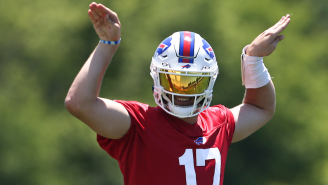 Irate Josh Allen Starts Significant Dust Up After Getting Hit Harder Than He Liked At Bills Training Camp