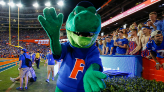 4* WR Recruit Takes His Commitment Ceremony To The Next Level With Live Florida Gators, Literally