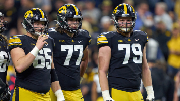 USC And UCLA Should Be Scared After Iowa O-Lineman Dominates Legendary ‘Hay Bale Toss’ At Local Beef Days