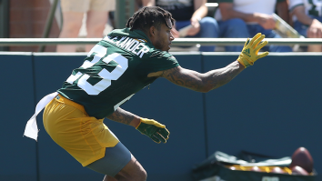 Jaire Alexander Fielding His Own Punt While Mic’d Up At Packers Training Camp Is Insanely Athletic