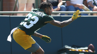 Jaire Alexander Fielding His Own Punt While Mic’d Up At Packers Training Camp Is Insanely Athletic