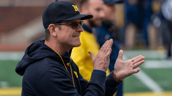 Jim Harbaugh’s Choice Of Pants For Michigan Football’s Beach Trip Is Hilariously On-Brand