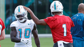 Tyreek Hill Calls Out Dolphins Social Media Team Over Viral Video Of Tua Tagovailoa’s Terrible Throw