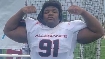 6’1″, 300lb 14-Year-Old Football Recruit Tyler Parker Eats QBs For Breakfast And Already Has D1 Offers