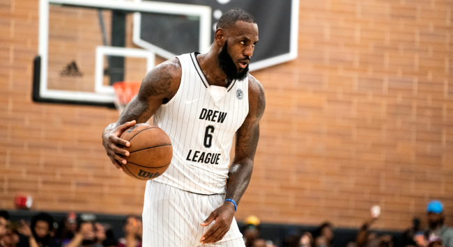 Drew League Player Responds To Social Media Jokes After LeBron Scores 42 On Him