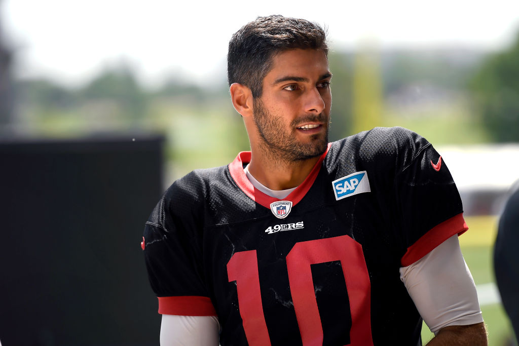 Sad Video Shows Jimmy Garoppolo Training By Himself On The Field While ...