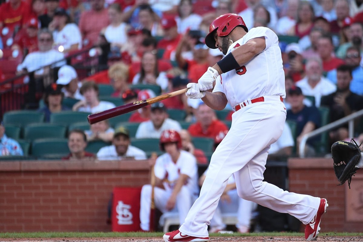 Albert Pujols Celebrates With Nelly After Smashing 685th Career