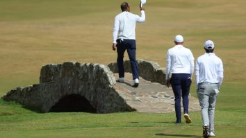 Tiger Woods Brought The Waterworks Walking Up The 18th Hole At St. Andrews For Potentially The Final Time