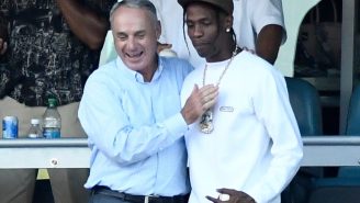 Fans Made The Same Joke About The Astros After Seeing Rob Manfred And Travis Scott Hanging At The All-Star Game