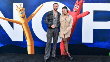 Steph Curry Savagely Mocked By Fans For His Choice Of Outfit On The ‘NOPE’ Red Carpet