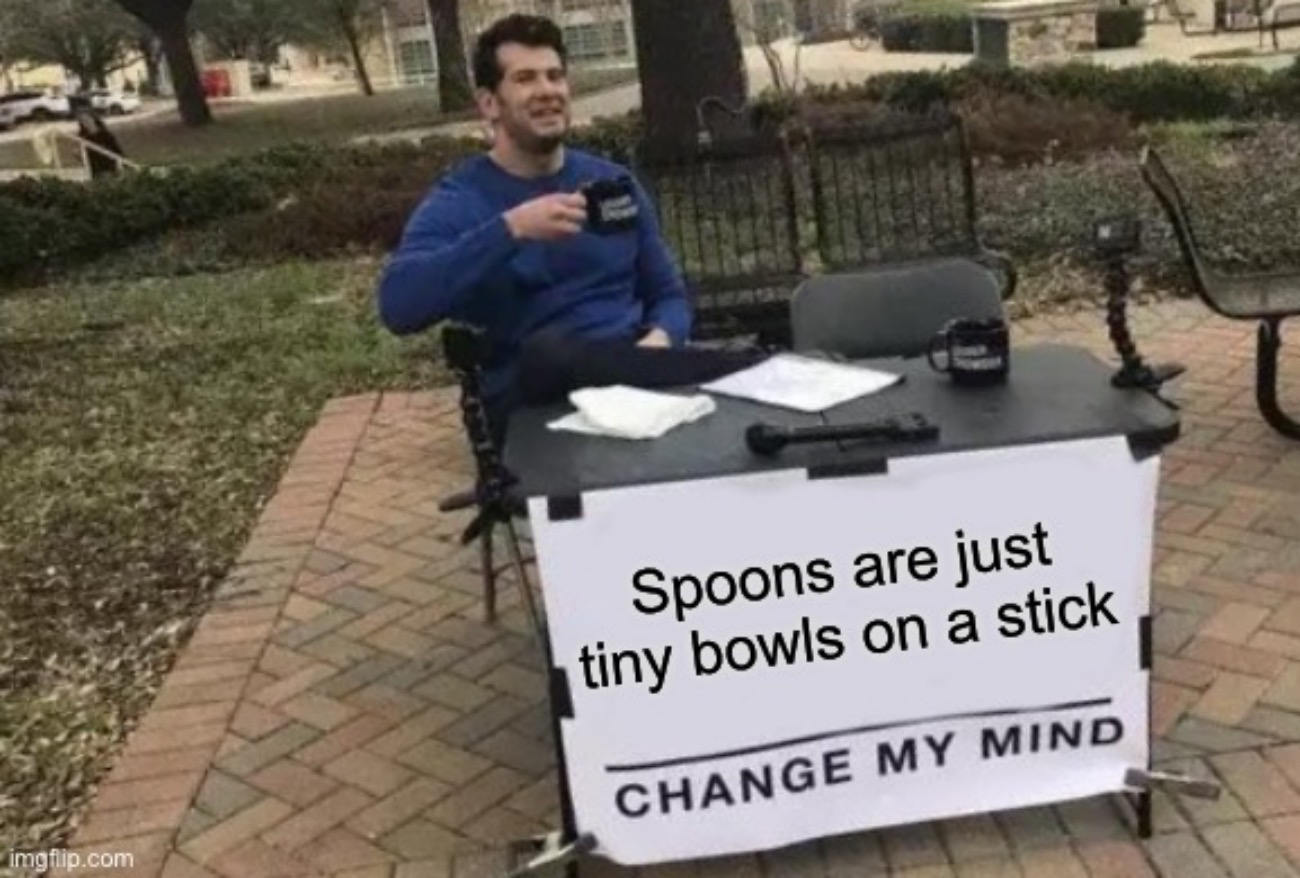 funny meme about spoons