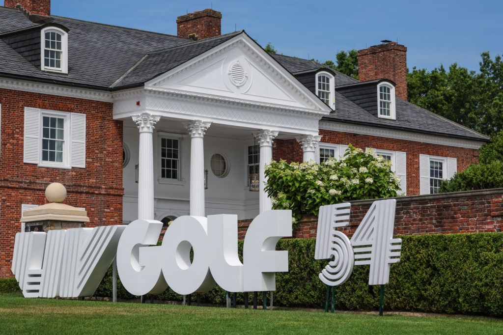 LIV Golf 54 Signage