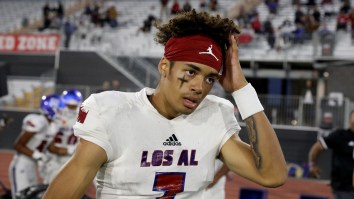 The College Football World Is Stunned As 5* QB And USC Commit Malachi Nelson Shows Up To Texas A&M