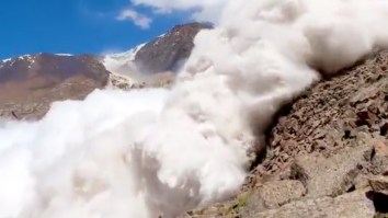 Man Films Himself Being Swallowed By Massive Avalanche In Terrifying Video