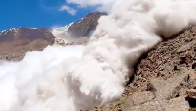 Man Films Himself Being Swallowed By Avalanche In Terrifying Video