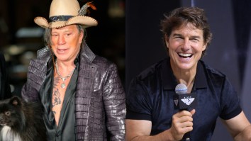 Mickey Rourke (Remember Him?) Says That Tom Cruise Is Irrelevant (‘Top Gun’ Just Made $1 Billion)