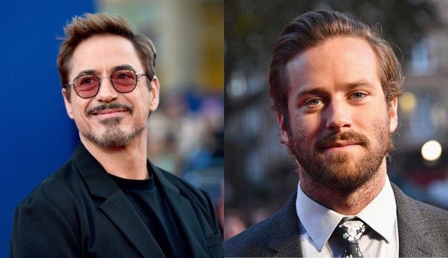 Robert Downey Jr. Has Provided 'Financial Assistance' To Armie Hammer
