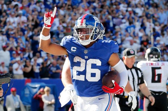Saquon Barkley Gets Giants Fans Pumped Up After Impressive Play