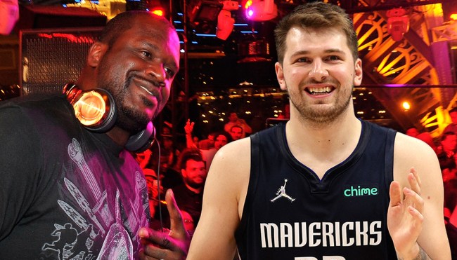 Luka Doncic Filmed Partying And Dancing With Shaq At Club In Croatia