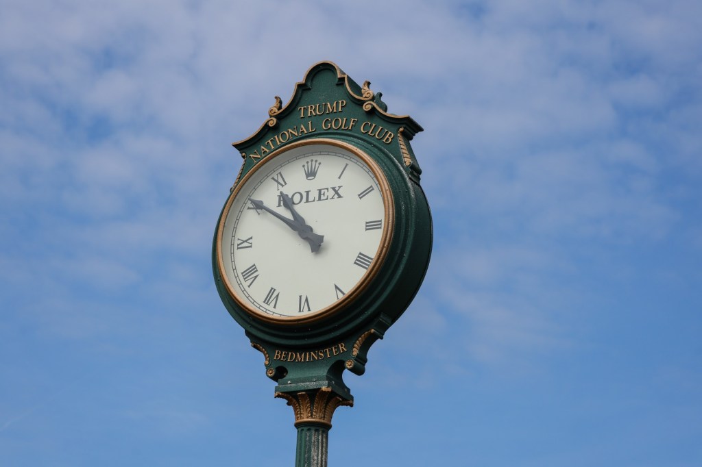 LIV Golf Invitational Trump National Rolex Clock