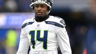 Fans Try To Be Happy For DK Metcalf But Then Remember He Has To Catch Passes From Drew Lock And Geno Smith