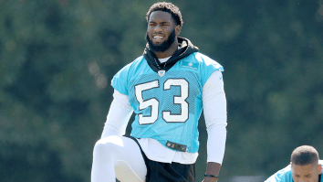 Panthers DE Brian Burns Called Out For Being Weird After Crashing Christian McCaffrey Press Conference