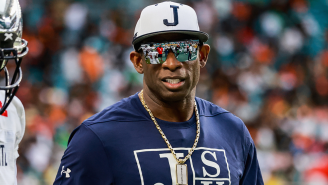Deion Sanders’ Legendary Outfit For Practice On His 55th Birthday Brought The Heat, Literally