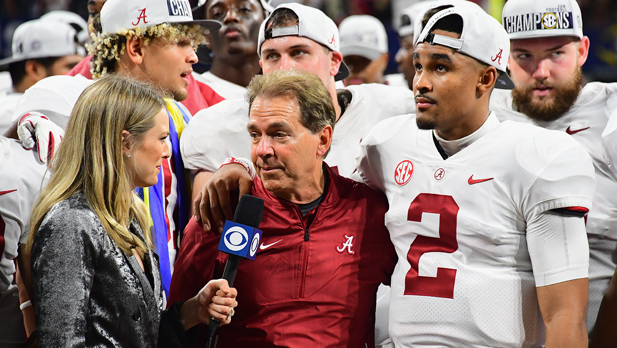 Eagles' Jalen Hurts gets endorsement from ex-college coach, Alabama's Nick  Saban 