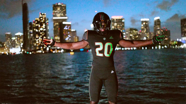 UM passes on wearing Adidas neon 'Miami Nights' uniform for Pittsburgh