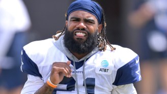Cowboys Fans React To Ezekiel Elliott Appearing To Have Gained Weight During Offseason